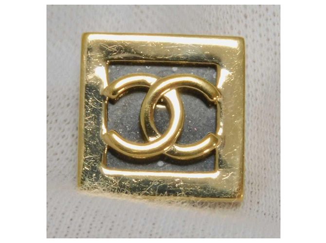 Orecchini a clip in metallo nero Chanel - vista 4