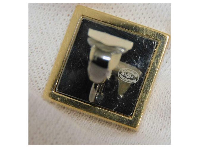 Orecchini a clip in metallo nero Chanel - vista 7