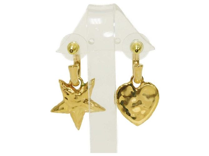 Orecchini a cerchio Chanel Gold - vista 3