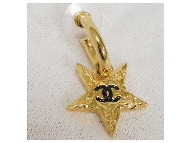 Orecchini a cerchio Chanel Gold - vista 9