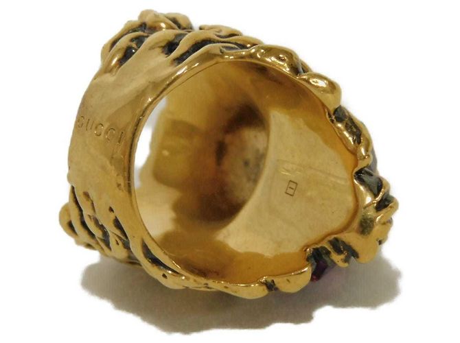 Anel Gucci com faixa de strass - vista 4