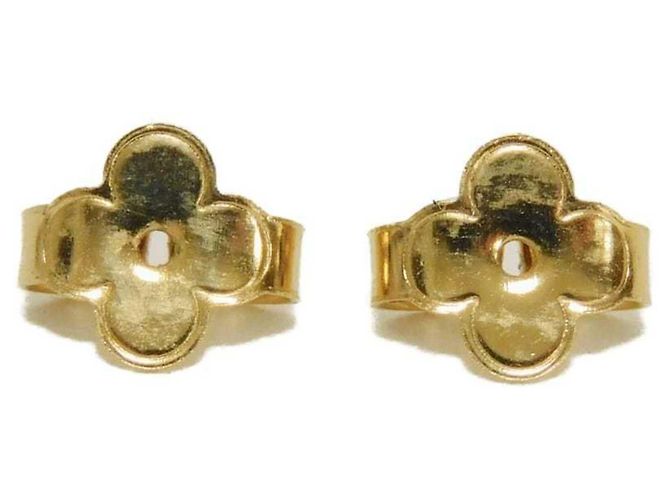 Pendientes de botón Louis Vuitton Gold - vista 11
