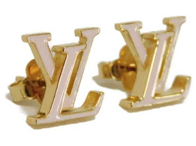 Pendientes de botón Louis Vuitton Gold - vista 2