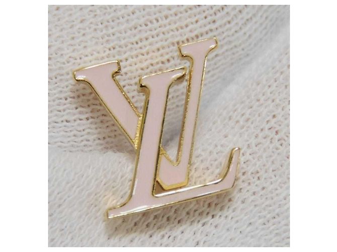 Pendientes de botón Louis Vuitton Gold - vista 6
