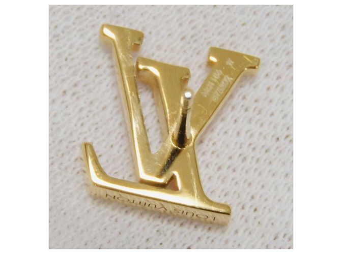 Pendientes de botón Louis Vuitton Gold - vista 8