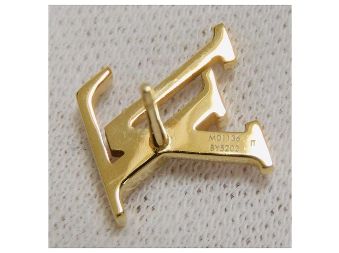 Pendientes de botón Louis Vuitton Gold - vista 9