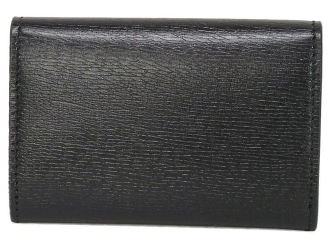 Gucci Black Leather Card Case - view 3
