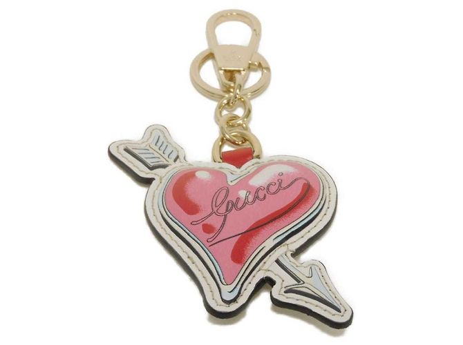 Portachiavi Gucci Pink GG Supreme - vista 2