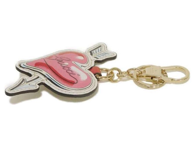 Portachiavi Gucci Pink GG Supreme - vista 3