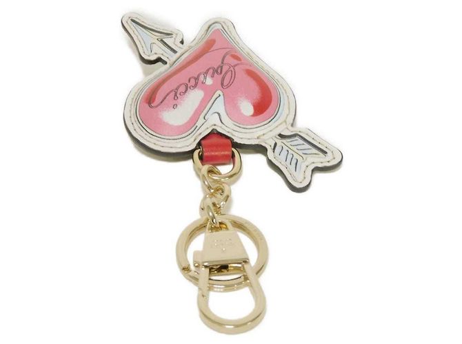 Portachiavi Gucci Pink GG Supreme - vista 4