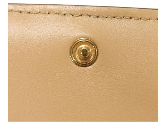 Zucca Portafoglio tri-fold Fendi in tessuto marrone - vista 11