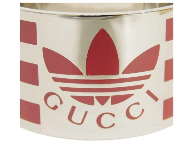 Brazalete de metal rojo Gucci - vista 5