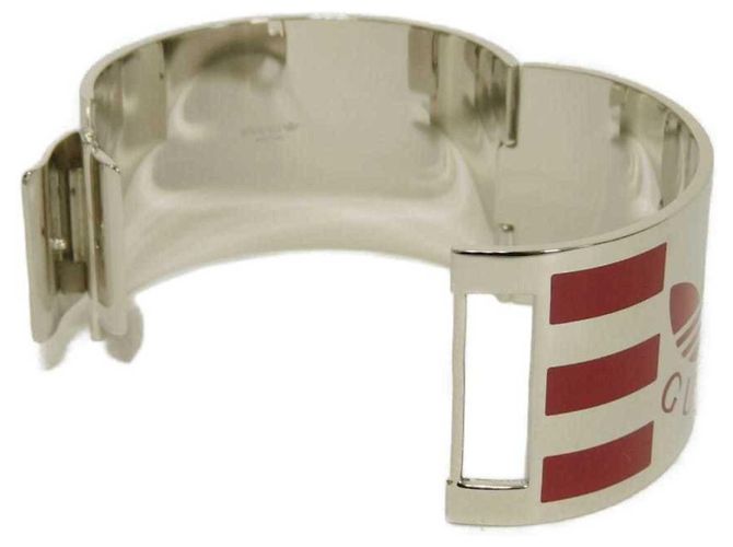 Brazalete de metal rojo Gucci - vista 7