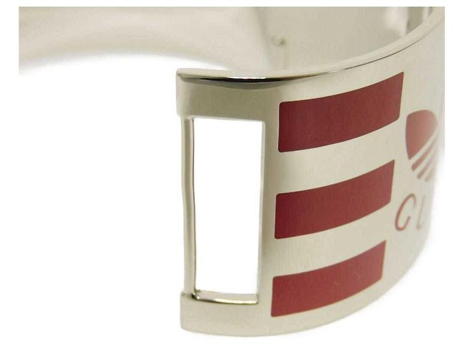 Brazalete de metal rojo Gucci - vista 8