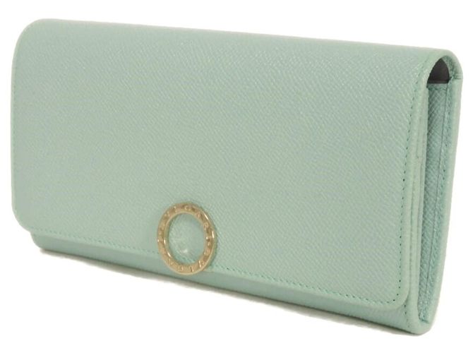 Bulgari Cartera larga Bvlgari en piel azul - vista 2