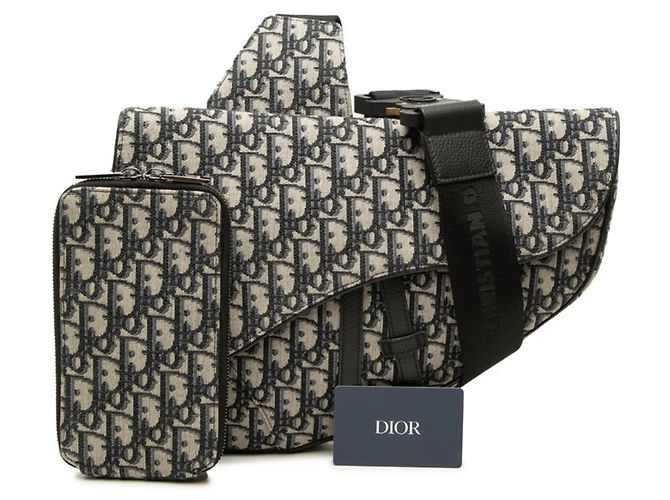 Borsa a tracolla Christian Dior Trotter Saddle - vista 7
