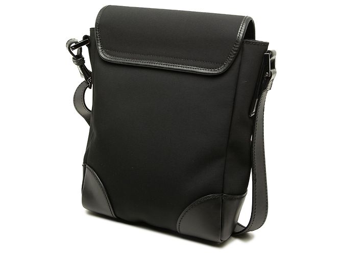 Borsa crossbody Gucci in nylon nero - vista 2