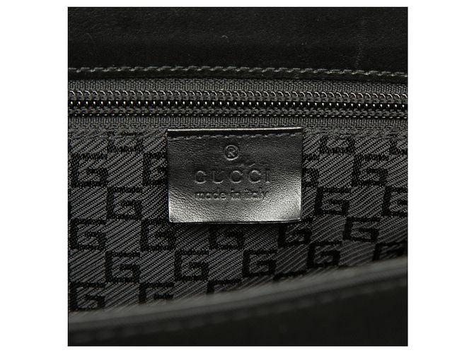 Borsa crossbody Gucci in nylon nero - vista 5