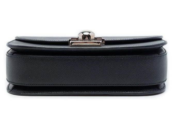 Bolsa Satchel Prada Black Saffiano Lux Arcade - vista 3