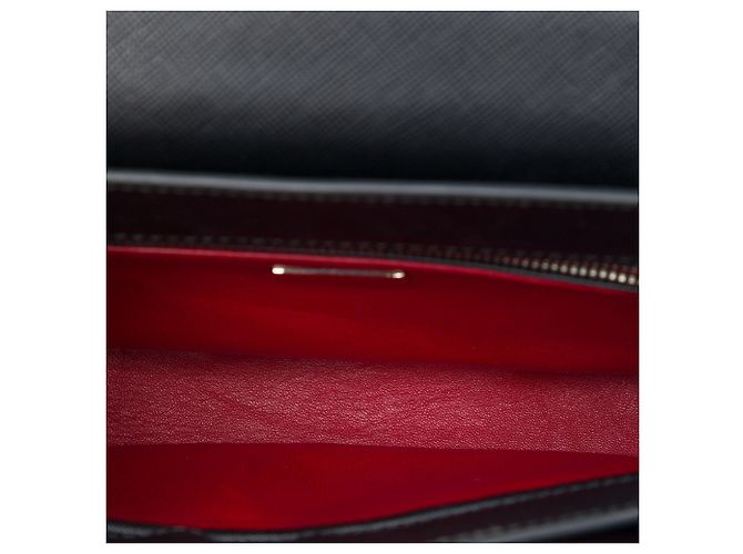 Bolsa Satchel Prada Black Saffiano Lux Arcade - vista 4