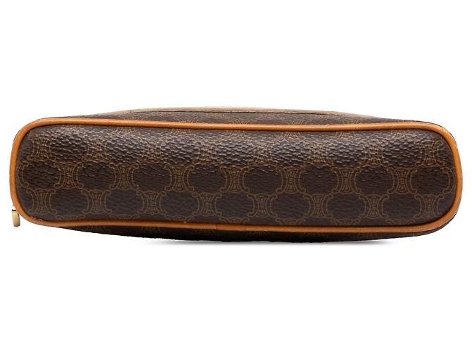 16 Céline Necessaire Celine Brown Macadam Coated Canvas - vista 3