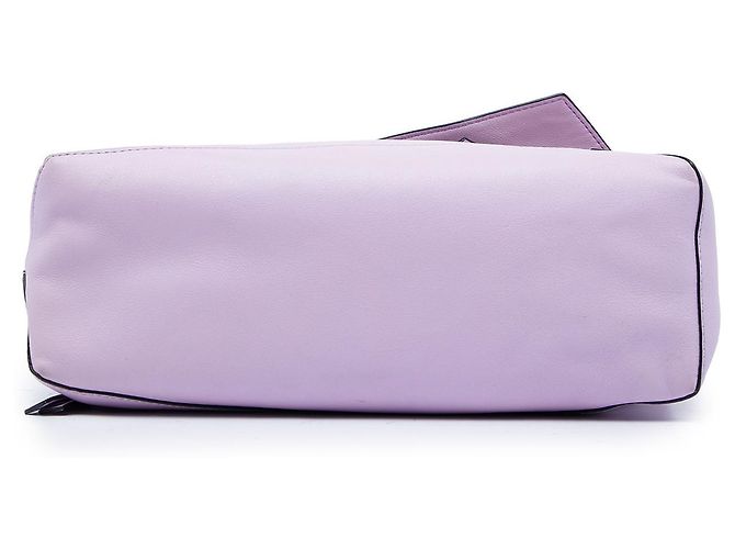 LOEWE Puzzle Hobo em pele de vitelo roxa - vista 3