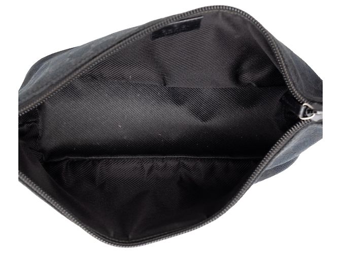 Gucci Black GG Canvas Web Boat - vista 4