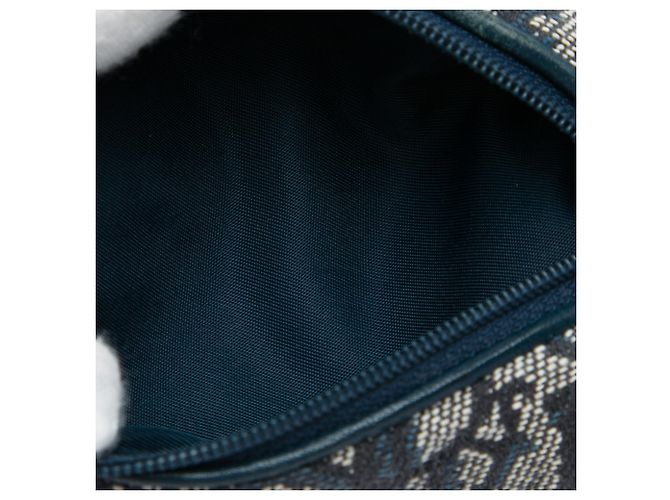 Dior Blue Oblique Canvas Münzbeutel - Ansicht 4