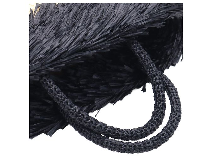 Miu Miu Beige Raffia Basket Tote - view 11