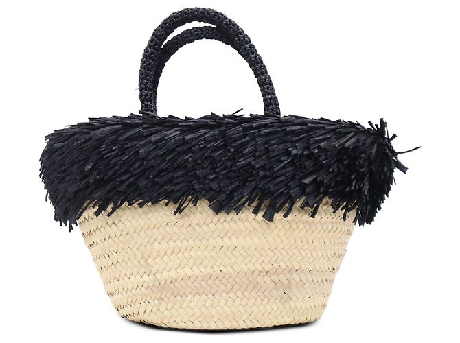 Miu Miu Beige Raffia Basket Tote - view 2