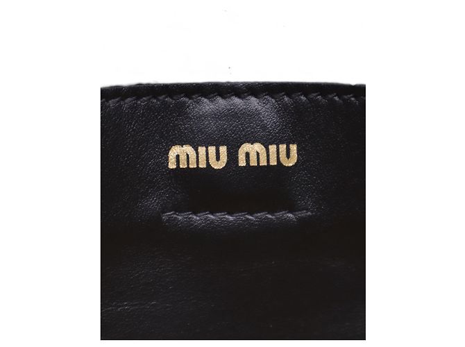 Miu Miu Beige Raffia Basket Tote - view 5