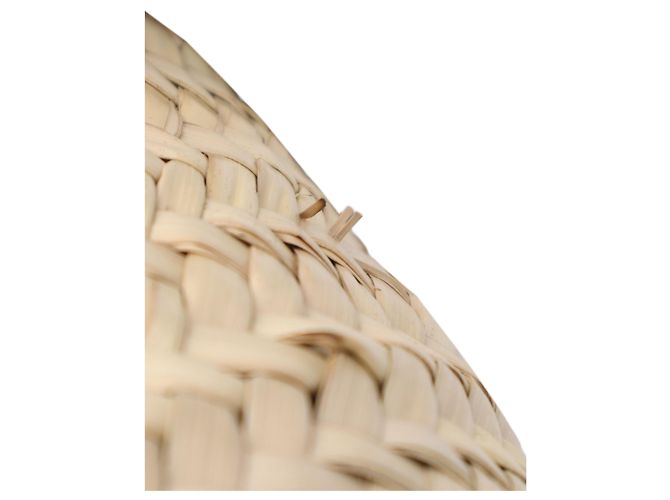 Miu Miu Beige Raffia Basket Tote - view 7