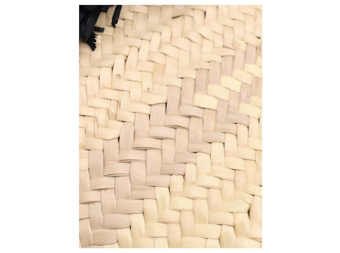 Miu Miu Beige Raffia Basket Tote - view 8