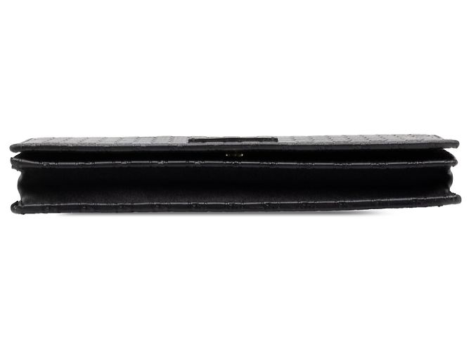 Gucci Black Microguccissima Wallet on Strap - Ansicht 3