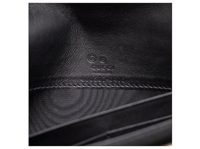 Gucci Black Microguccissima Wallet on Strap - Ansicht 5