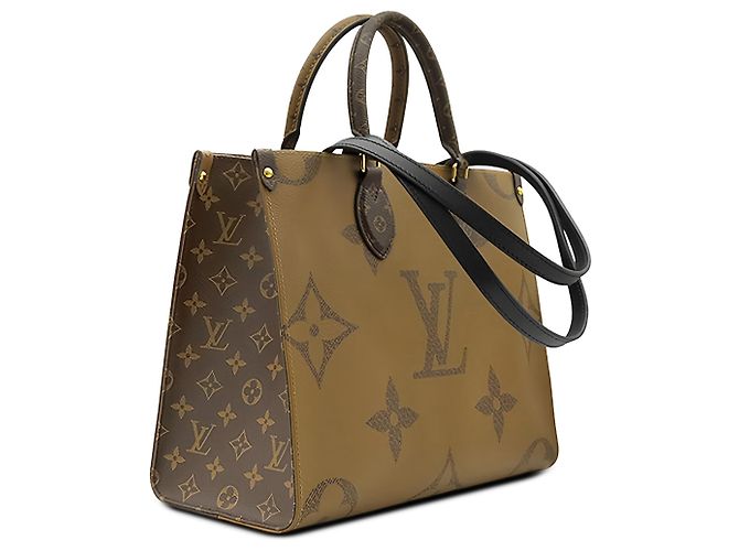 Louis Vuitton Brown Monogram Reverse Giant OnTheGo MM - vista 2