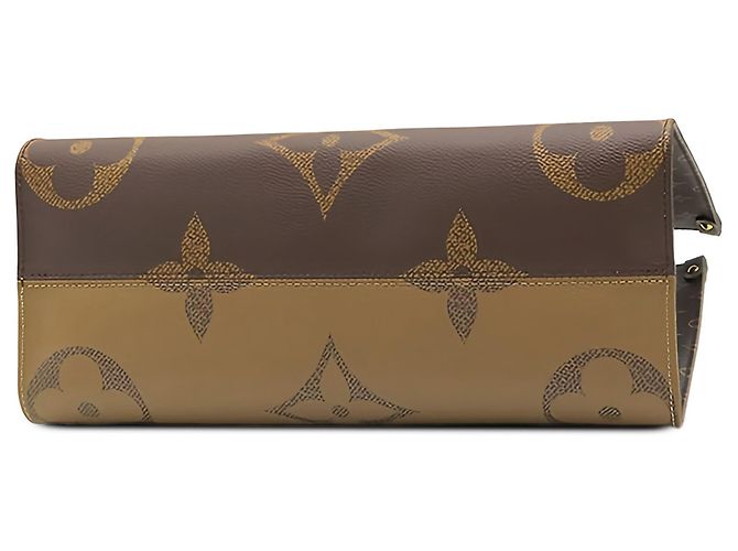 Louis Vuitton Brown Monogram Reverse Giant OnTheGo MM - vista 3