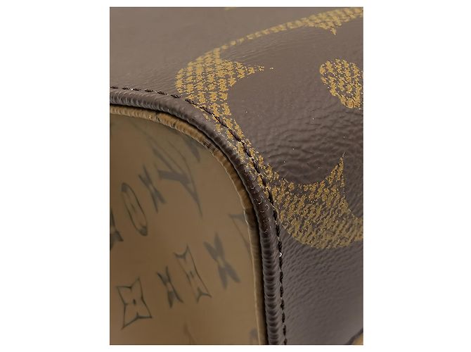 Louis Vuitton Brown Monogram Reverse Giant OnTheGo MM - vista 7