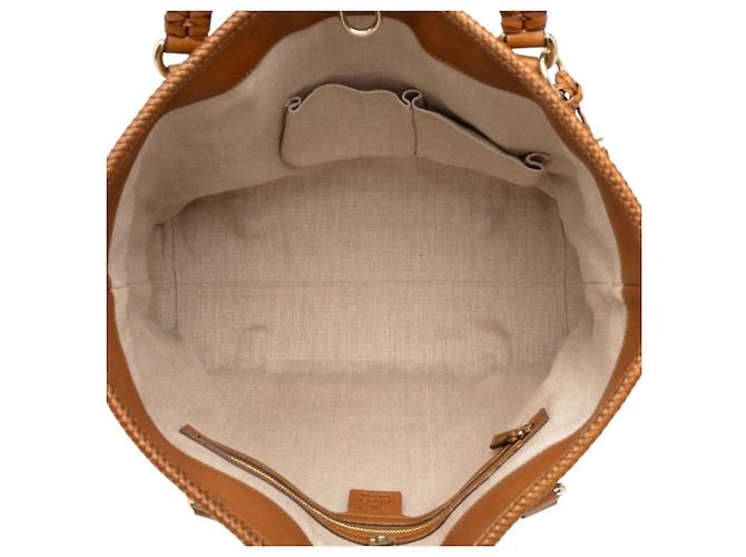 Borsa Tote Gucci Marrakech in tela GG beige - vista 4