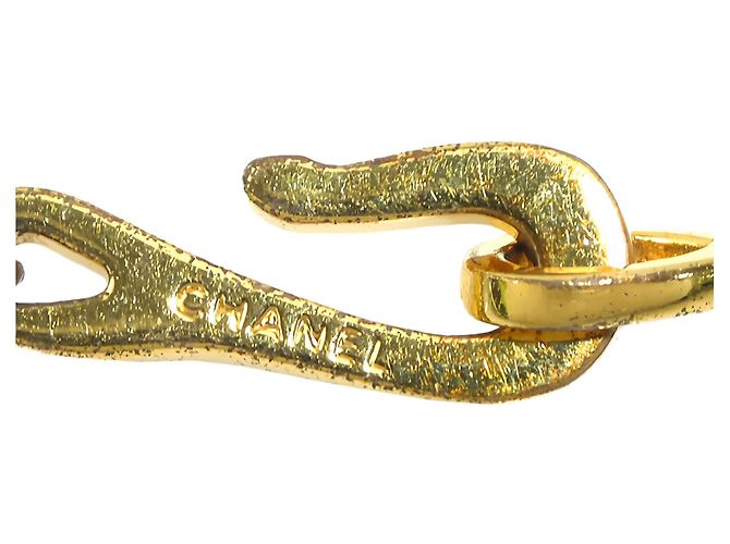 Pulsera de cadena Chanel con dije de esfera chapada en oro Gold - vista 6