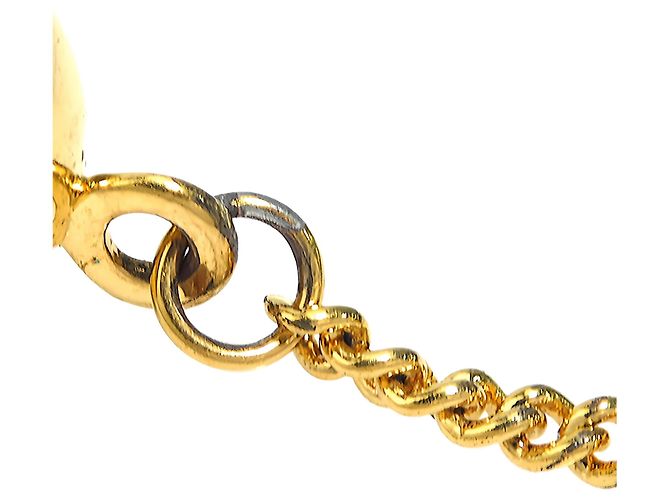 Pulsera de cadena Chanel con dije de esfera chapada en oro Gold - vista 7