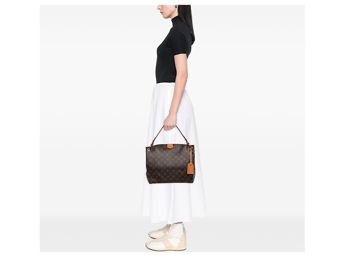 Louis Vuitton Brown Monogram Graceful PM - vue 6