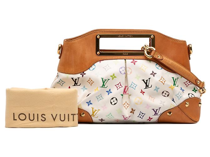 Louis Vuitton White Monogram Multicolore Judy MM - view 7