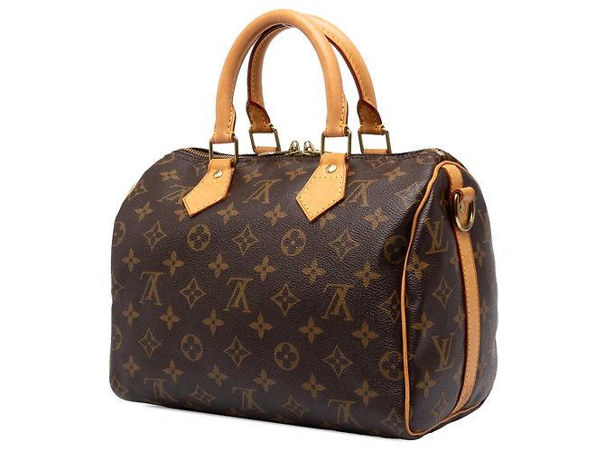 Louis Vuitton Brown Monogram Speedy Bandouliere 25 - vista 2