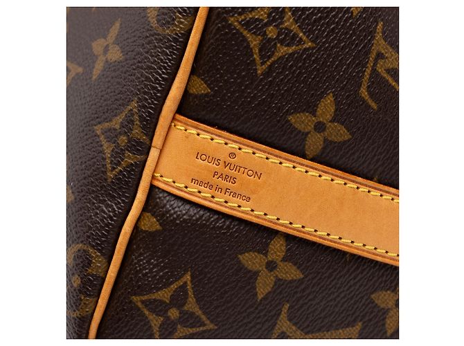 Louis Vuitton Brown Monogram Speedy Bandouliere 25 - vista 5