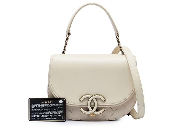 Chanel Brown Small Calfskin Coco Curve Flap - vista 7
