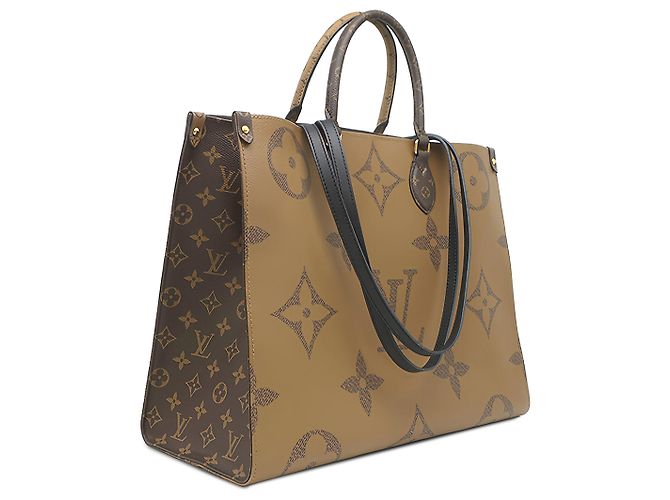Louis Vuitton Brown Monogram Reverse Giant OnTheGo GM - vista 2