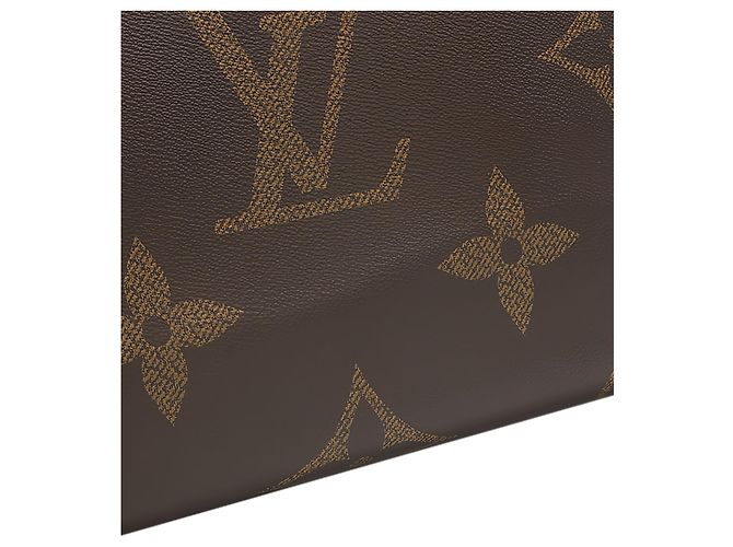 Louis Vuitton Brown Monogram Reverse Giant OnTheGo GM - vista 9