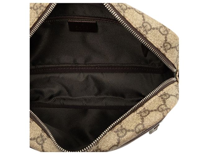 Borsa a tracolla Gucci Beige GG Supreme - vista 4