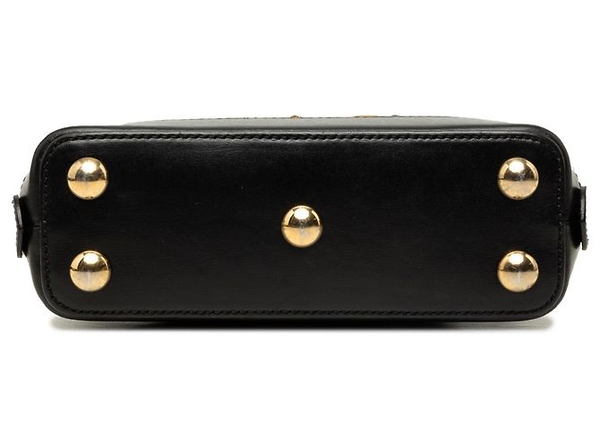 Borsa Satchel Gucci Horsebit 1955 Piccola in Vitello Nero - vista 3